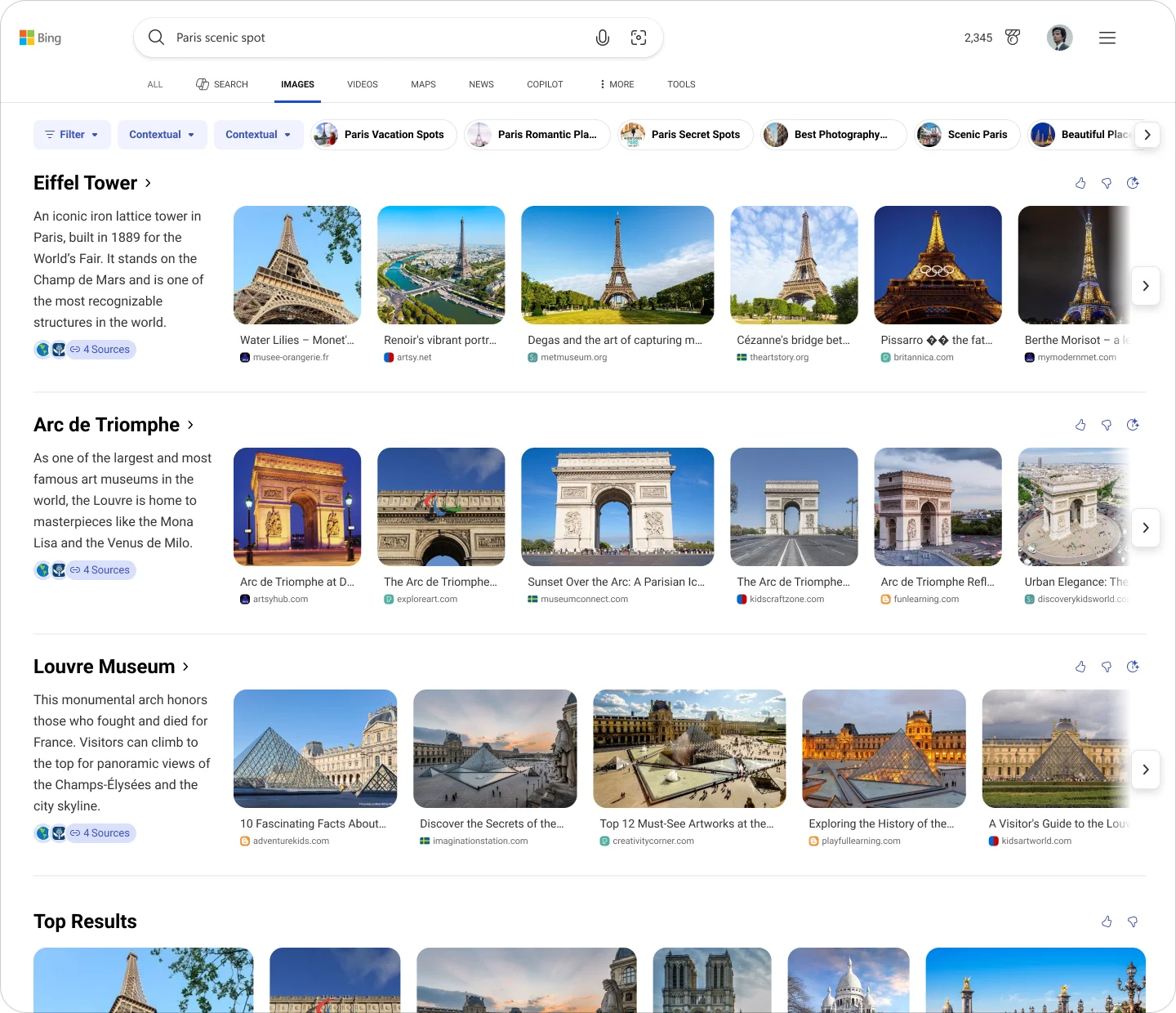 Bing Image Search hero frame 1