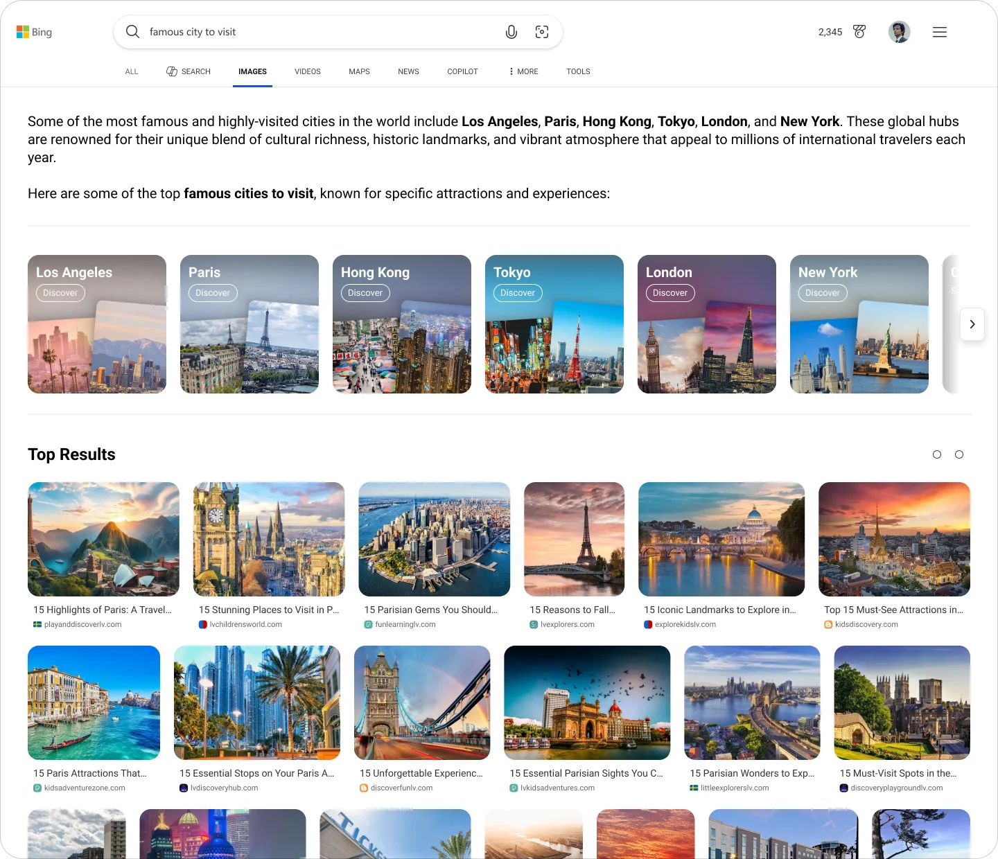 Bing Image Search hero frame 3